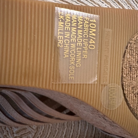 COPY - NWT lucky brand Miller Cork Wedge Platform Size 10 - Picture 6 of 8